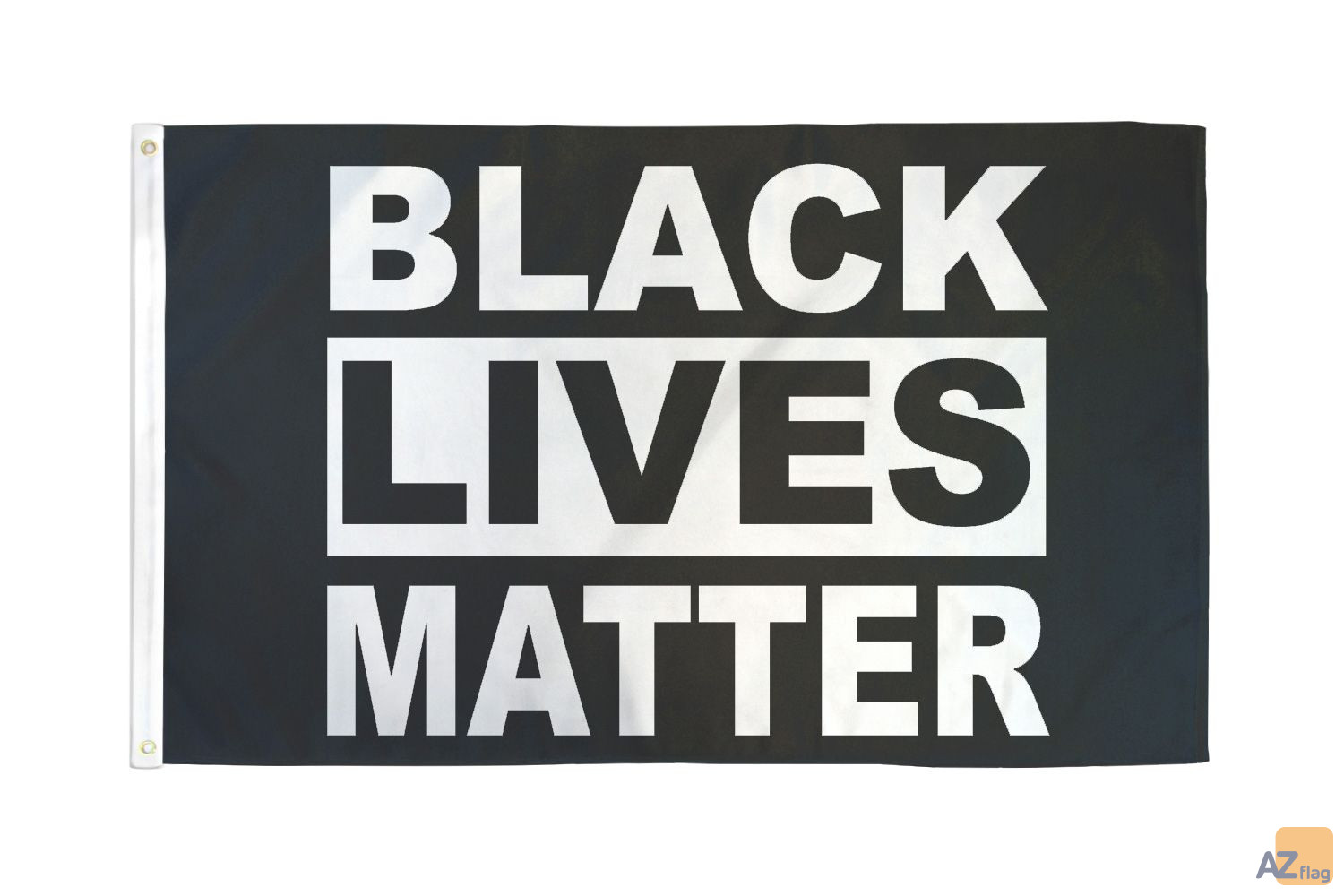 DRAPEAU BLACK LIVES MATTER 150x90cm - DRAPEAU LES VIES DES NOIRS COMPTENT 90 x 150 cm - DRAPEAUX