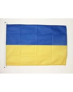 DRAPEAU UKRAINE 150x90cm - DRAPEAU UKRAINIEN 90 x 150 cm Spécial Extérieur - DRAPEAUX