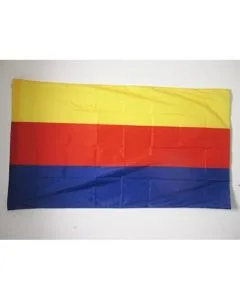 DRAPEAU PROVINCE DE HOLLANDE-SEPTENTRIONALE 150x90cm - DRAPEAU NOORD-HOLLAND AUX PAYS-BAS 90 x 150 cm Fourreau pour hampe