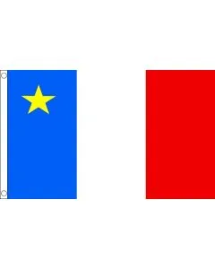 DRAPEAU ACADIE 90x60cm - DRAPEAU ACADIEN - CANADA 60 x 90 cm - DRAPEAUX