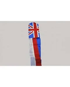 DRAPEAU MANCHE A AIR ROYAUME-UNI 150cm - WINDSOCK ANGLAIS - UK - GRANDE BRETAGNE 150 cm
