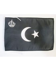 DRAPEAU ETENDARD ROYAL DE LIBYE 1946-1969 45x30cm - PAVILLON ROYAUME LIBYEN 30 x 45 cm haute qualité