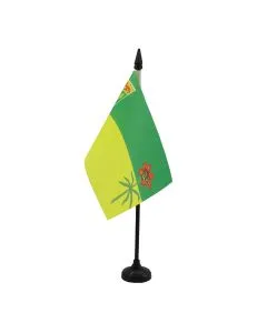 DRAPEAU DE TABLE SASKATCHEWAN 15x10cm - PETIT DRAPEAUX DE BUREAU CANADIEN - CANADA 10 x 15 cm