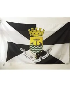 DRAPEAU LISBONNE 150x90cm - DRAPEAU VILLE DE LISBOA - PORTUGAL 90 x 150 cm Fourreau pour hampe