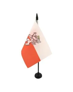 DRAPEAU DE TABLE BOHÍ?ME 21x14cm - PETIT DRAPEAUX DE BUREAU DE BÍ?HMEN 14 x 21 cm