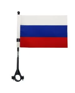 DRAPEAU DE VELO RUSSIE 21x14cm - PETIT BIKE FLAG RUSSE 14 x 21 cm