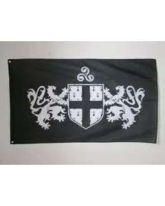 DRAPEAU BLASON DE LA BRETAGNE 150x90cm - DRAPEAU BRETON 90 x 150 cm - DRAPEAUX