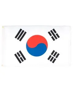 DRAPEAU CORÉE DU SUD 250x150cm - GRAND DRAPEAU CORÉEN 150 x 250 cm