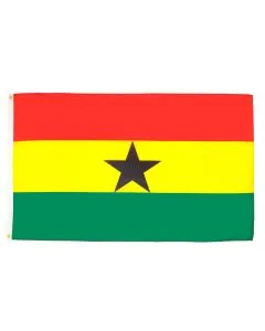 DRAPEAU GHANA 250x150cm - GRAND DRAPEAU GHANÉEN  150 x 250 cm