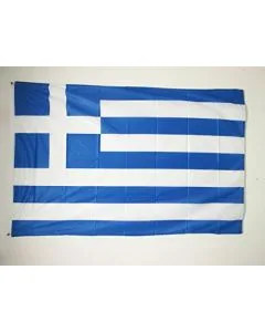DRAPEAU GRÈCE 150x90cm oeillets - DRAPEAU GREC 90 x 150 cm Spécial Extérieur - DRAPEAUX