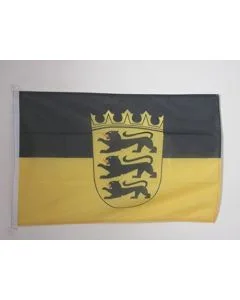 DRAPEAU BADE-WURTEMBERG 90x60cm - DRAPEAU BADEN-WÍ?RTTEMBERG - LAND ALLEMAGNE 60 x 90 cm Spécial Extérieur - DRAPEAUX