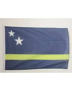 DRAPEAU CURAÍ?AO 90x60cm - DRAPEAU HOLLANDAIS 60 x 90 cm Spécial Extérieur - DRAPEAUX