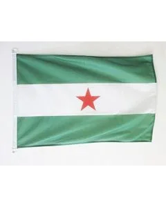 DRAPEAU ANDALOUSIE ARBONAIDA 90x60cm - DRAPEAU ANDALOUS INDÍ?PENDENTISTE 60 x 90 cm Spécial Extérieur - DRAPEAUX