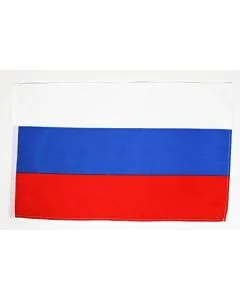 DRAPEAU RUSSIE 45x30cm - DRAPEAU RUSSE 30 x 45 cm avec fourreau