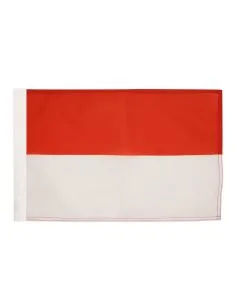 DRAPEAU MONACO 45x30cm - DRAPEAU MONÉGASQUE 30 x 45 cm avec fourreau