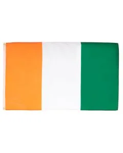 DRAPEAU CÔTE D\'IVOIRE 150x90cm - DRAPEAU IVOIRIEN 90 x 150 cm