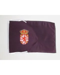 DRAPEAU PROVINCE DE CORDOUE 45x30cm - PAVILLON CORDOBA EN ANDALOUSIE 30 x 45 cm haute qualité