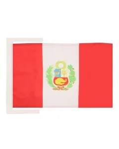 DRAPEAU PÉROU 45x30cm - PAVILLON PÉRUVIEN 30 x 45 cm haute qualité