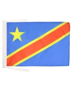 DRAPEAU RÉPUBLIQUE DÉMOCRATIQUE DU CONGO 45x30cm - PAVILLON CONGOLAIS 30 x 45 cm haute qualité