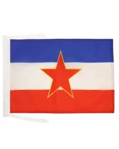 DRAPEAU YOUGOSLAVIE 45x30cm - PAVILLON YOUGOSLAVE 30 x 45 cm haute qualité