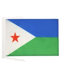 DRAPEAU DJIBOUTI 45x30cm - PAVILLON DJIBOUTIEN 30 x 45 cm haute qualité