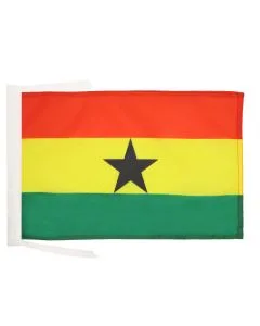 DRAPEAU GHANA 45x30cm - PAVILLON GHANÉEN  30 x 45 cm haute qualité