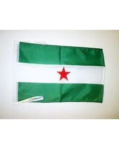 DRAPEAU ANDALOUSIE ARBONAIDA 45x30cm - PAVILLON ANDALOUS INDÉPENDENTISTE 30 x 45 cm haute qualité