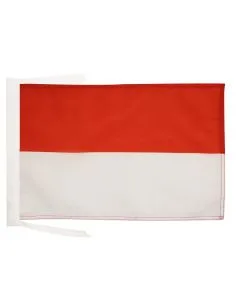 DRAPEAU INDONÉSIE 45x30cm - PAVILLON INDONÉSIEN 30 x 45 cm haute qualité