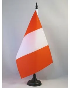 DRAPEAU DE TABLE PÍ?ROU 21x14cm - PETIT DRAPEAUX DE BUREAU PÍ?RUVIEN 14 x 21 cm