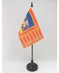 DRAPEAU DE TABLE VÉNÉTIE 15x10cm - PETIT DRAPEAUX DE BUREAU VÉNITIEN - VENETO - ITALIE 10 x 15 cm