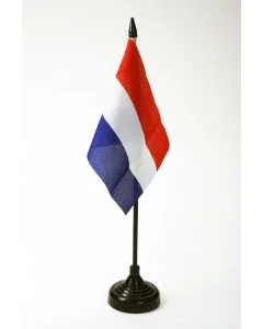DRAPEAU DE TABLE PAYS-BAS 15x10cm - PETIT DRAPEAUX DE BUREAU HOLLANDAIS 10 x 15 cm