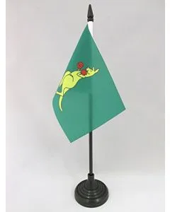 DRAPEAU DE TABLE BOXING KANGOUROU 15x10cm - PETIT DRAPEAUX DE BUREAU BOXING KANGAROO - AUSTRALIE 10 x 15 cm