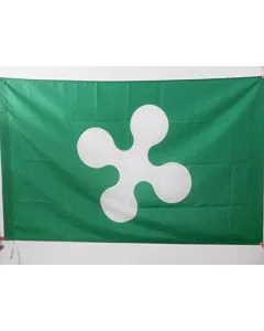 DRAPEAU LOMBARDIE 90x60cm - DRAPEAU LOMBARD - LOMBARDIA - ITALIE 60 x 90 cm Fourreau pour hampe