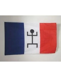 DRAPEAU SOUDAN FRANÍ?AIS 1892-1959 90x60cm - DRAPEAU DE L\'ANCIEN MALI 60 x 90 cm Fourreau pour hampe