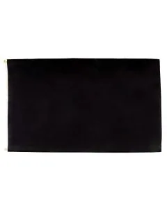 DRAPEAU UNICOLORE NOIR 90x60cm - DRAPEAU DE COULEUR NOIRE 60 x 90 cm - DRAPEAUX