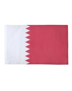 DRAPEAU QATAR 90x60cm - DRAPEAU QATARIEN 60 x 90 cm Fourreau pour hampe