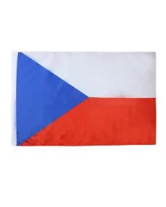 DRAPEAU RÉPUBLIQUE TCHÈQUE 90x60cm - DRAPEAU TCHÈQUE 60 x 90 cm Fourreau pour hampe