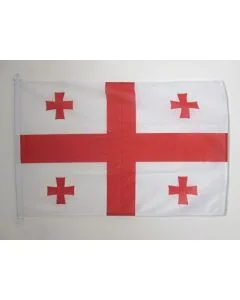 PAVILLON NAUTIQUE GÍ?ORGIE 45x30cm - DRAPEAU DE BATEAU GÍ?ORGIEN 30 x 45 cm