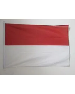 PAVILLON NAUTIQUE INDONÍ?SIE 45x30cm - DRAPEAU DE BATEAU INDONÍ?SIEN 30 x 45 cm
