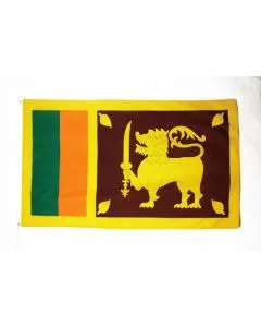 DRAPEAU SRI LANKA 150x90cm - DRAPEAU SRI LANKAIS 90 x 150 cm Polyester léger