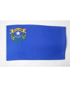 DRAPEAU NEVADA 150x90cm - DRAPEAU ETAT AMÉRICAIN - USA - ETATS-UNIS 90 x 150 cm Polyester léger
