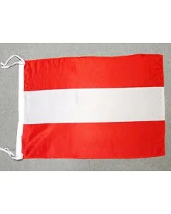 DRAPEAU AUTRICHE 45x30cm - PAVILLON AUTRICHIEN 30 x 45 cm polyester léger