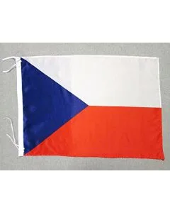 DRAPEAU RÍ?PUBLIQUE TCHÍ?QUE 45x30cm - PAVILLON TCHÍ?QUE 30 x 45 cm polyester léger