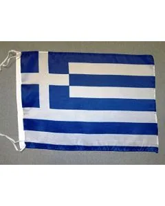 DRAPEAU GRÍ?CE 45x30cm - PAVILLON GREC 30 x 45 cm polyester léger
