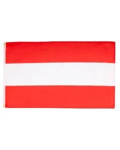 DRAPEAU AUTRICHE 90x60cm - DRAPEAU AUTRICHIEN 60 x 90 cm Polyester léger