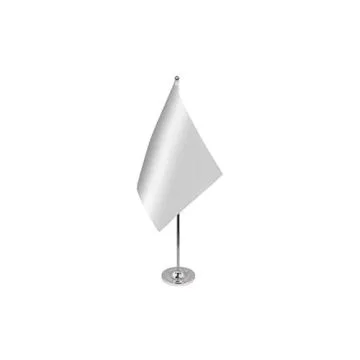 DRAPEAU DE TABLE prestige NAVAL ROYAUME DE FRANCE 22x15cm en SATIN - GRAND DRAPEAUX DE BUREAU FRANÇAIS 15 x 22 cm