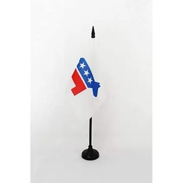 DRAPEAU DE TABLE USA DEMOCRAT PARTY 15x10cm - PETIT DRAPEAUX DE BUREAU DEMOCRAT PARTY AMÉRICAIN 10 x 15 cm