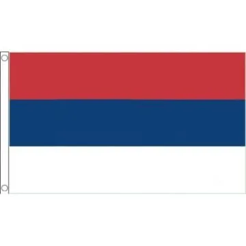 DRAPEAU SERBIE CIVIL 150x90cm - DRAPEAU SERBE 90 x 150 cm - DRAPEAUX