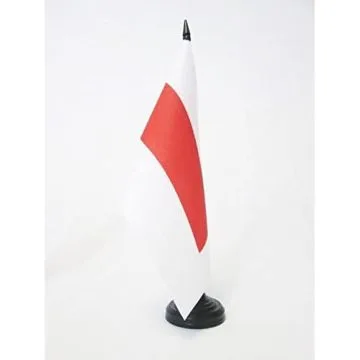 DRAPEAU DE TABLE RAS EL KHAÏMAH 21x14cm - PETIT DRAPEAUX DE BUREAU RAS AL-KHAIMAH AUX Í?MIRATS ARABES UNIS 14 x 21 cm
