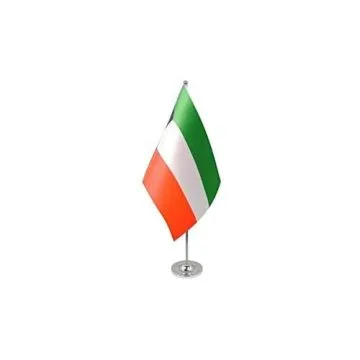 DRAPEAU DE TABLE prestige KOWEÏT 22x15cm en SATIN - GRAND DRAPEAUX DE BUREAU KOWEÏTIEN 15 x 22 cm
